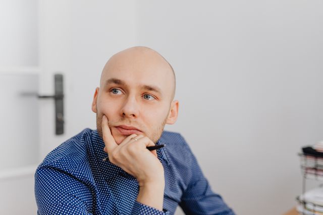 Man zit in gedachten verzonken en maakt plannen om zijn ex terug te winnen, de onderhandelingsfase van een gebroken hart.